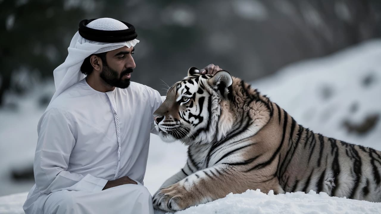 تصوير مع النمر